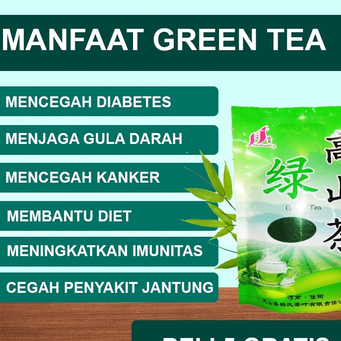 

Teh Cina Chinese Tea Green Tea Teh Hijau Gunung 100 gram