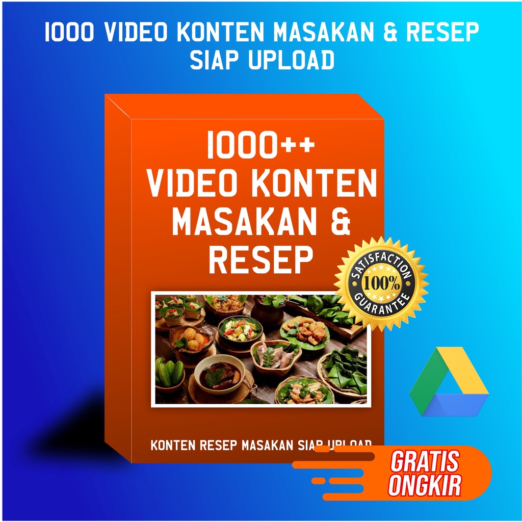Jual VIDEO KONTEN RESEP MASAKAN 1000+ Viral Siap Upload keperluan Affiliate Dll Shopee Indonesia