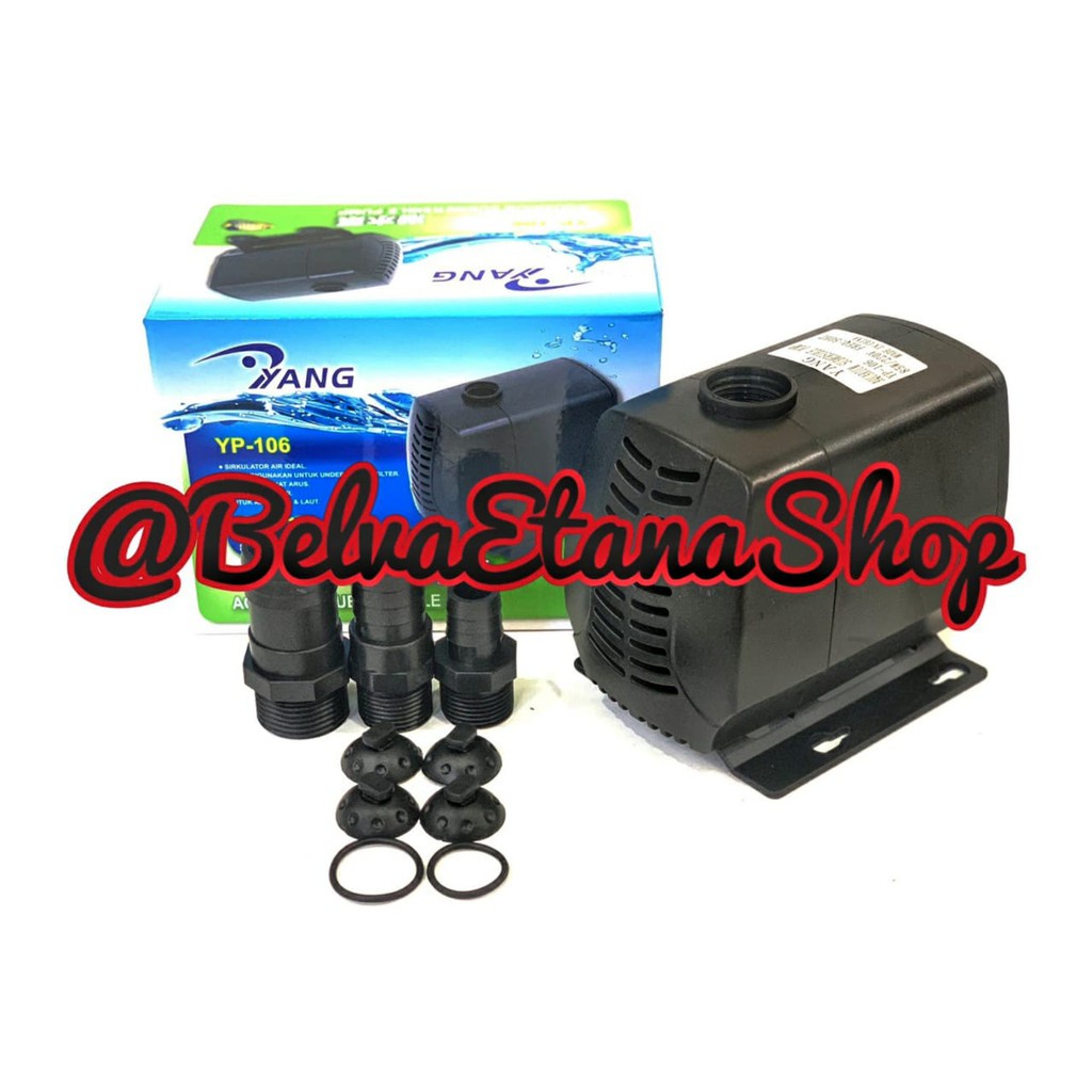 Yang YP 106  Power Head Submersible Pump Pompa Air Aquarium Kolam Hidroponik