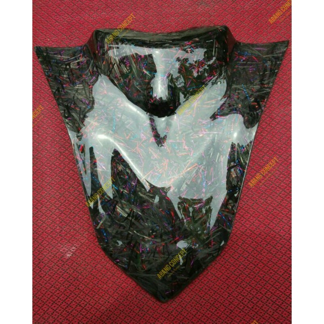 ORIGINAL COVER FRONT DASI AEROX NEW CARBON KEVLAR FORGED FENOM 3 WARNA