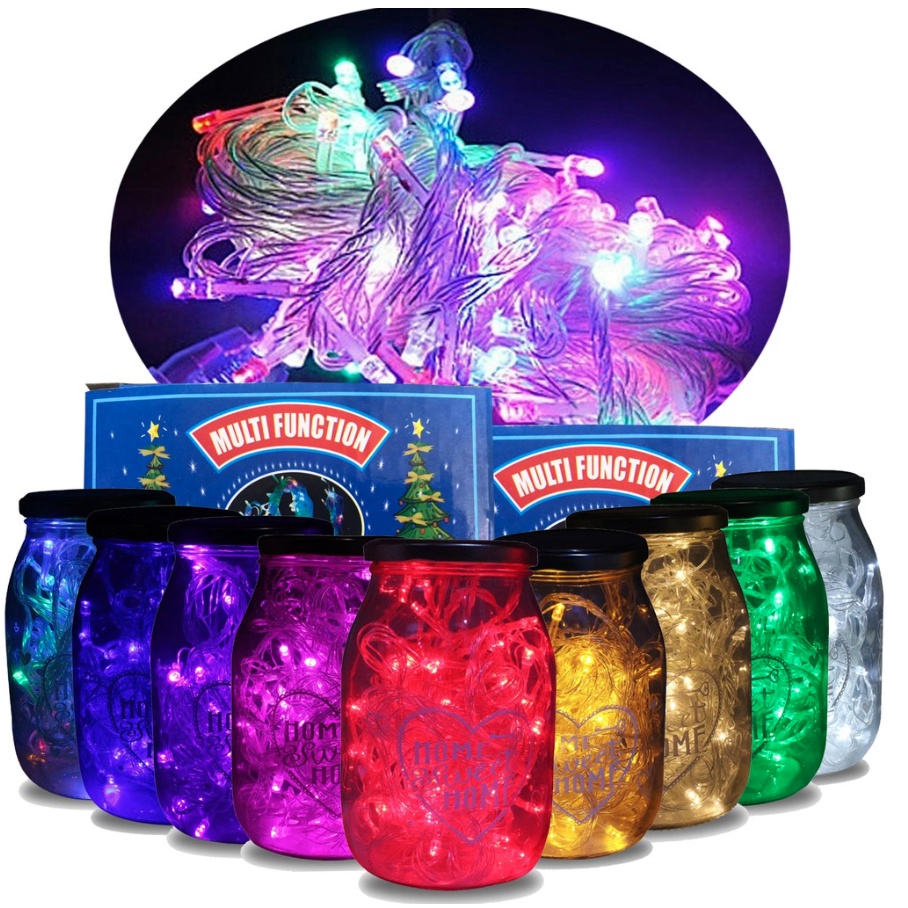 Lampu Tumblr Panjang 10 Meter 100 LED Packing Box Lampu Hias Natal Dekorasi Hemat Energi / Lampu Hias 10M