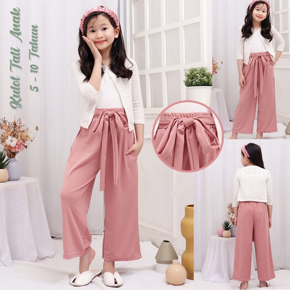 Kulot Anak Perempuan Ribon Pants Wolfis