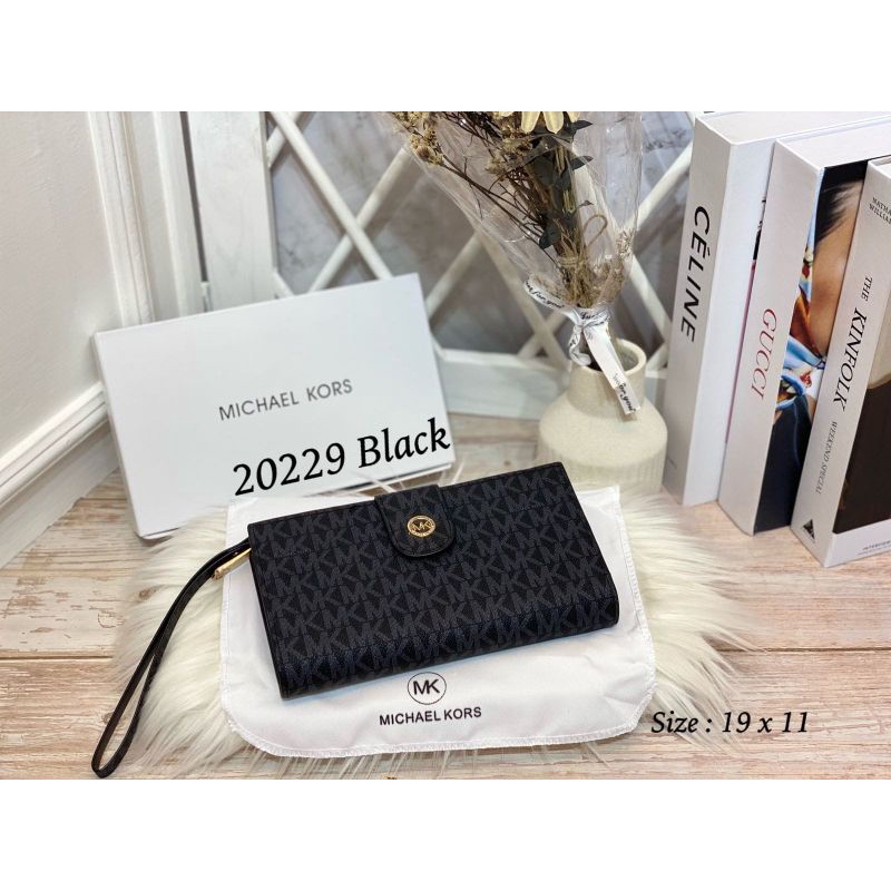 Dompet HPo 202 Panjang Lipat Kancing multyfungsi Free Box Import