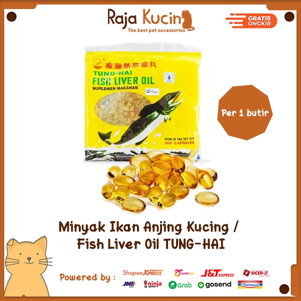 Minyak ikan anjing kucing / fish liver oil