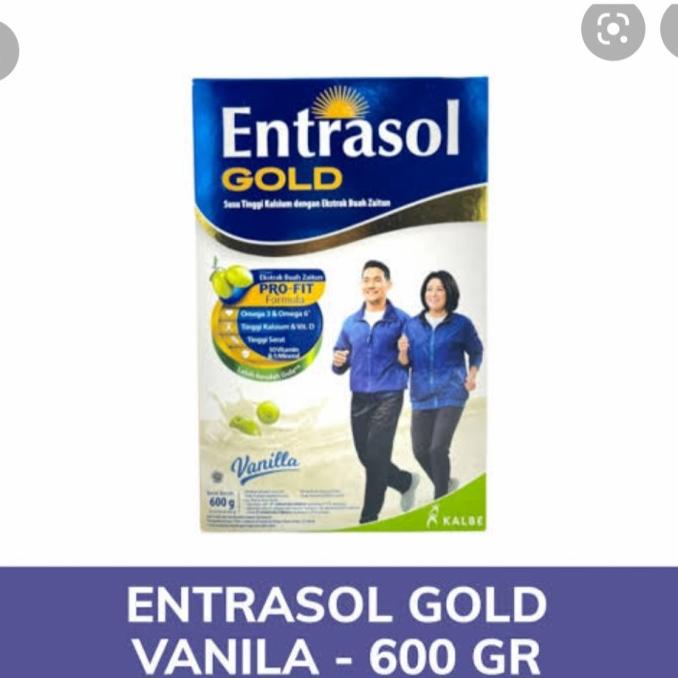 

[ COD ] susu entrasol gold vanila 600 gr