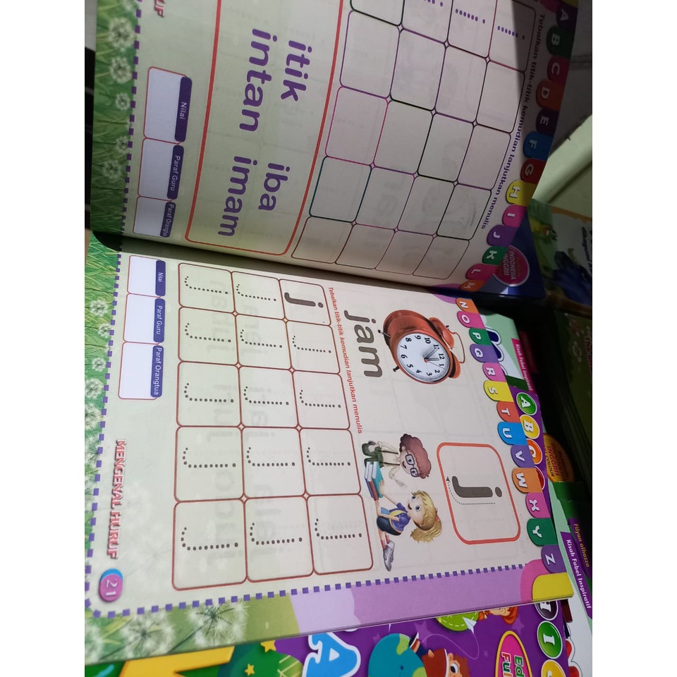 BUKU SERI ANAK SMART : MENGENAL HURUF UNTUK ANAK PAUD TK (CA)