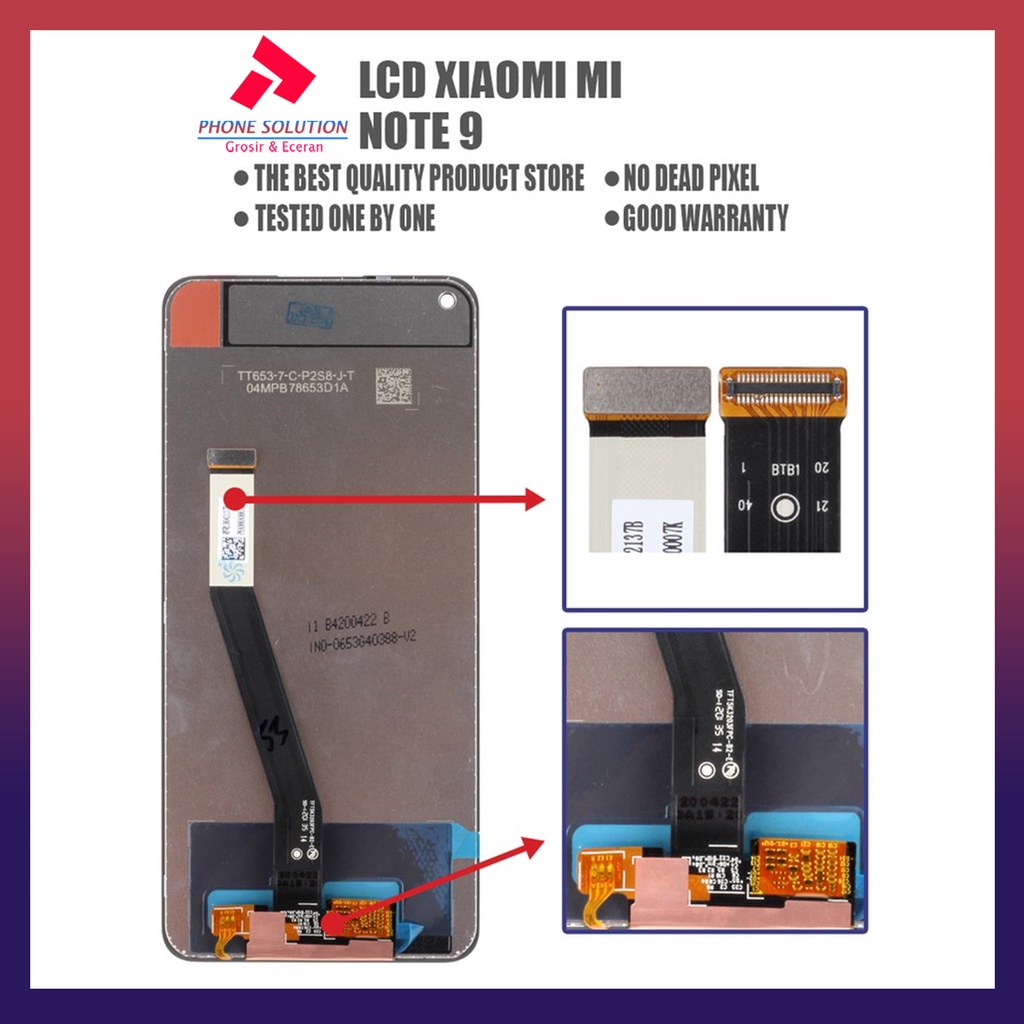 LCD Xiaomi Redmi Note 9 Fullset Touchscreen Original 100% // Supplier LCD Xiaomi Redmi - Garansi 1 Bulan