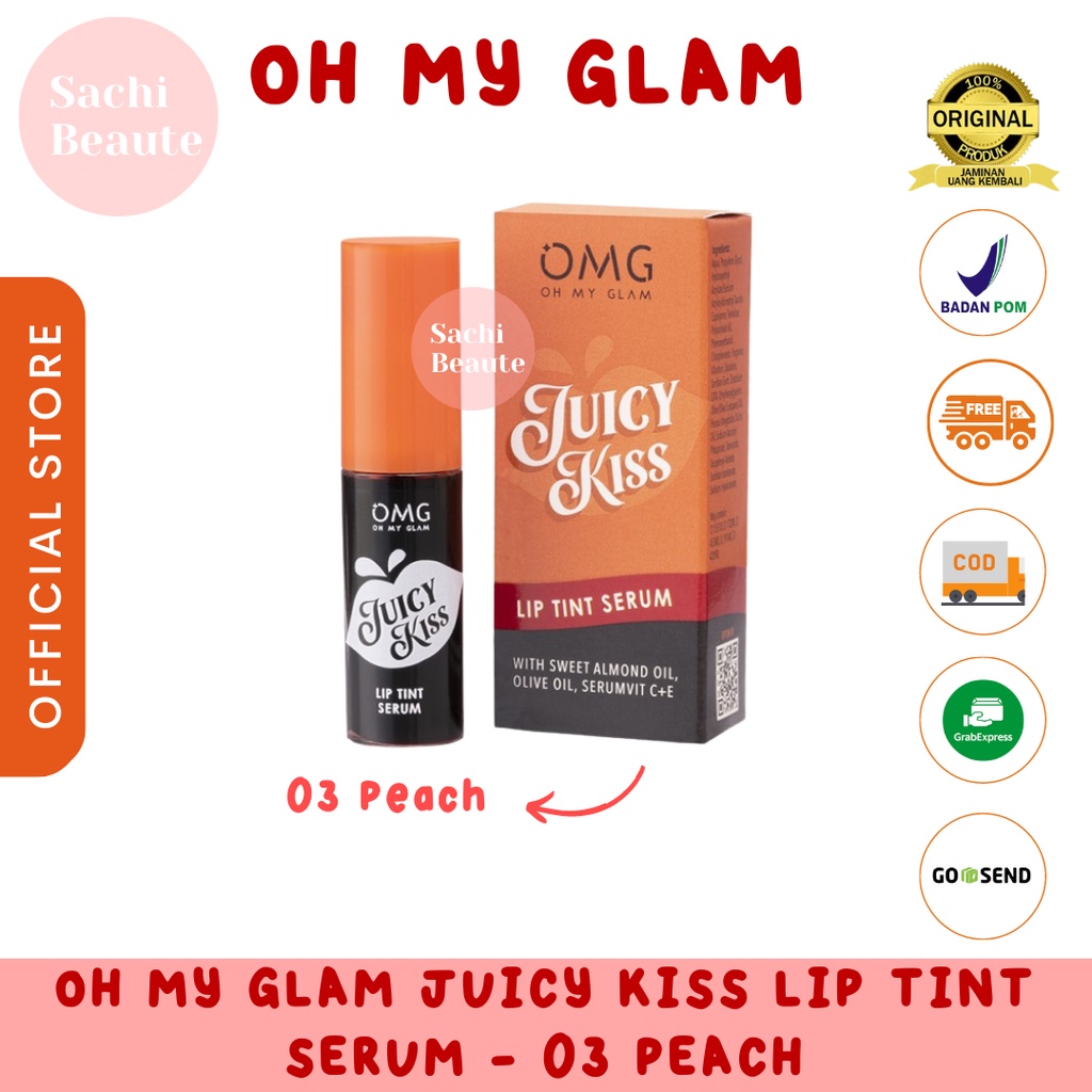 OMG Oh My Glam Juicy Kiss Lip Tint Serum