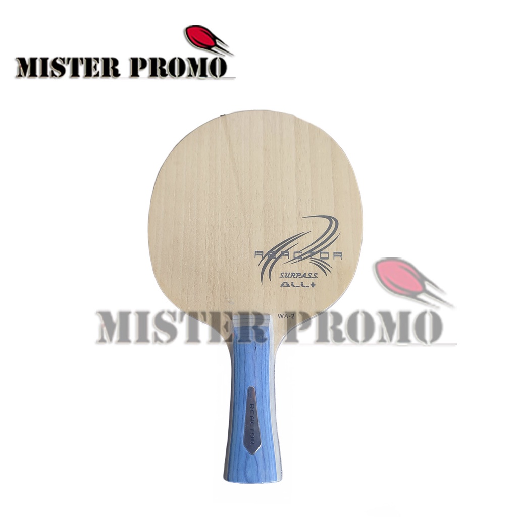 Kayu Bet Blade Reactor WA-2 FL Bat Tenis Meja Pingpong Allround Plus