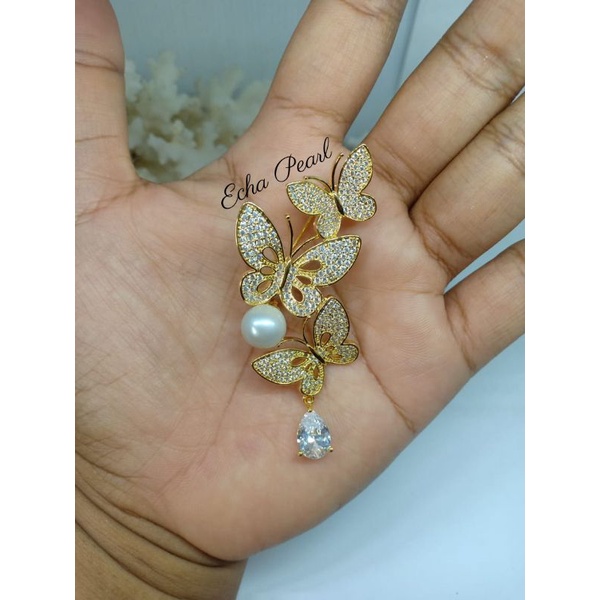 Bros kupu-kupu mutiara air laut |oleh-oleh lombok