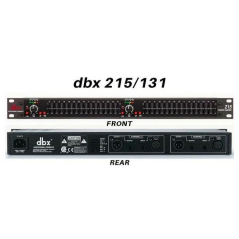 GROSIR EQUALIZER DBX215 PLUS SUBWOOFER
