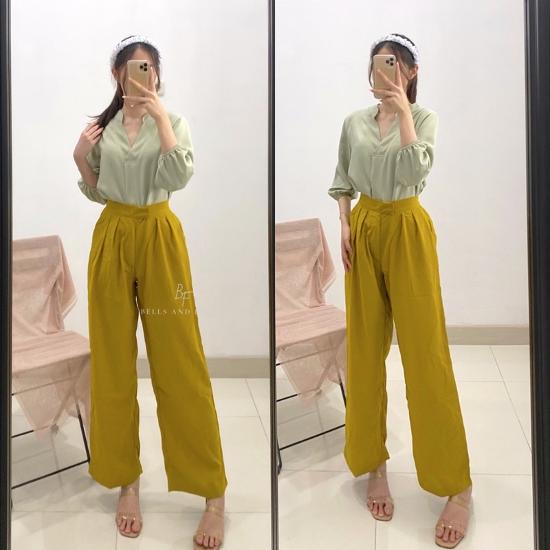 MASARI Pants / Celana Kait Formal / Celana Kerja Wanita / Office Pants / Kulot Kerja P14