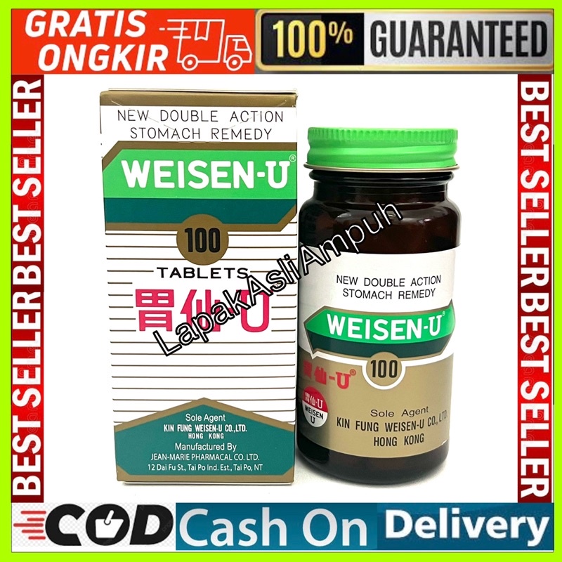 Weisen u 100 tablet Asli hongkong - Obat Maag