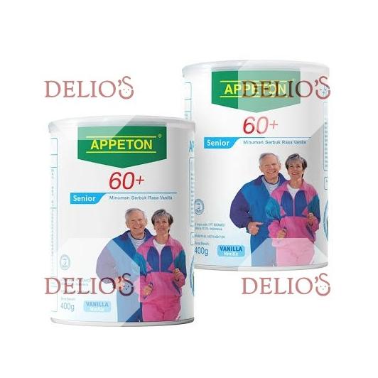 

[ COD ] Appeton Senior 60+ Vanila - 400gr (2 PAKET KALENG)