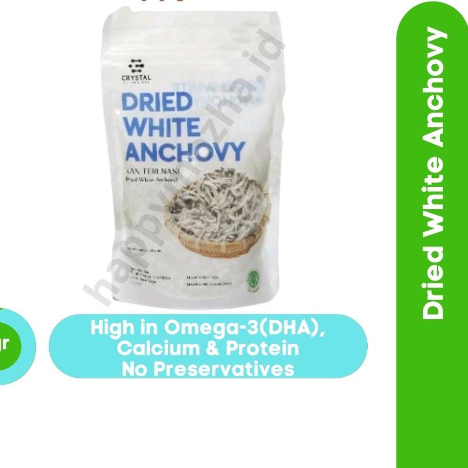 

FREE ONGKIR!Ikan Teri Kering Bebas Formalin dan Pengawet Crystal of The Sea Dried White Anchovy 80g|SQ8