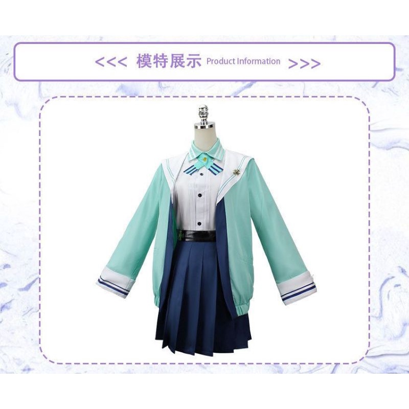 [MikanHiro Store] Sucrose Genshin Impact Xuchang Costume Play Uniform Cosplay Fullset