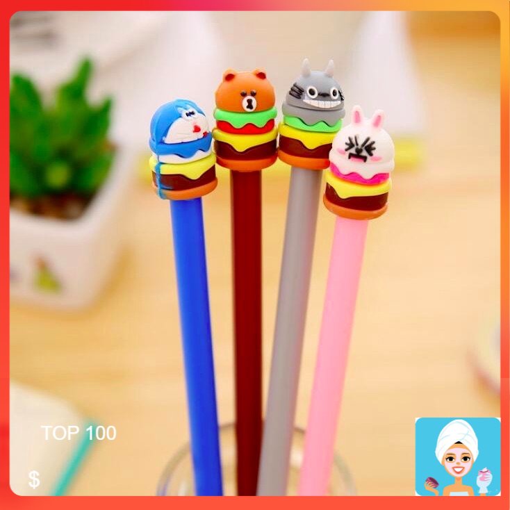

[ML] PULPEN HAMBURGER CARTOON - BALLPOINT BOLPEN PENA LUCU KARTUN KARAKTER BURGER