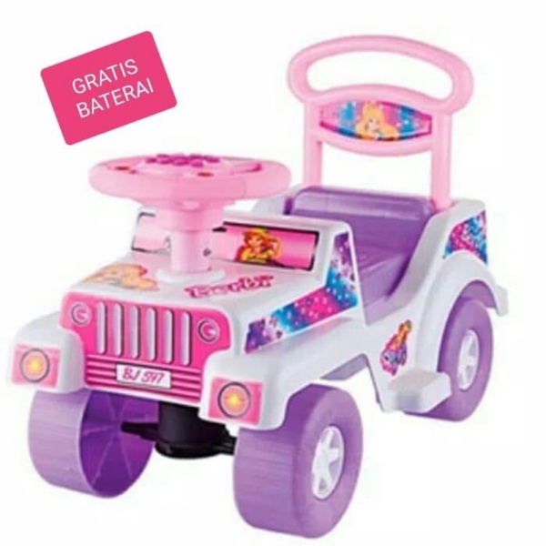 

Promo SHP TOYS BJ 597 Mainan Mobil Dorong Barbie Ride on/ Princess Car BJ597 - tanpa bubble Berkualitas