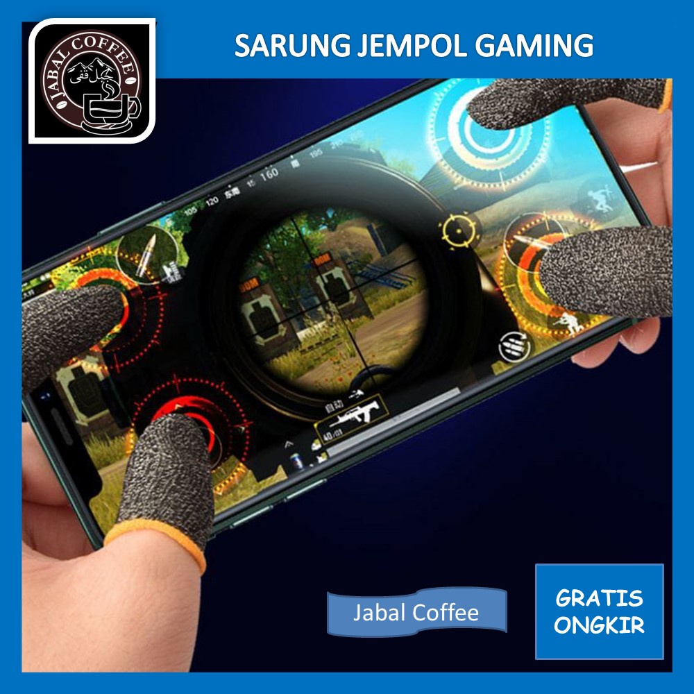 Anti Basah Keringat Game / Sarung Jempol Jari Gaming Sepasang