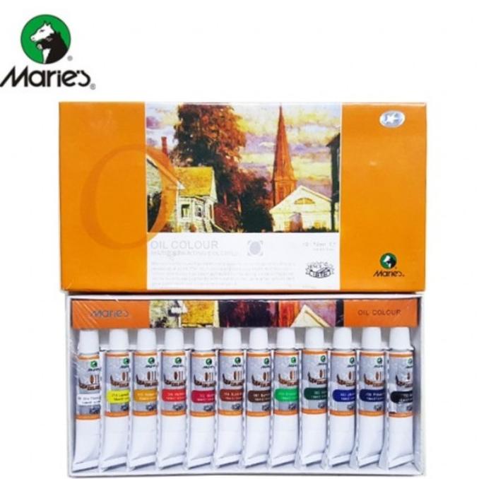 

Oil Colour Maries 1386 12 Warna 12ml Non COD