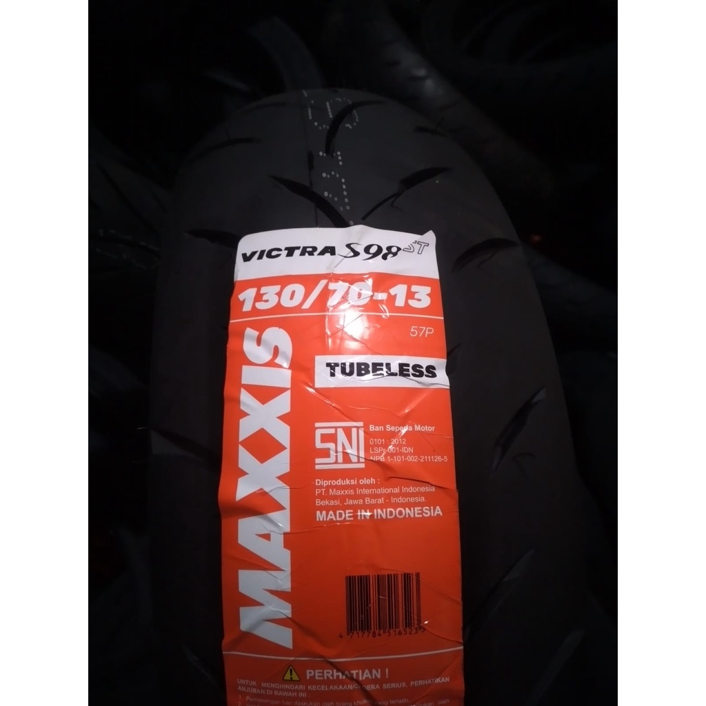 BAN LUAR MAXXIS VICTRA S98ST 130/70-13 TUBELESS