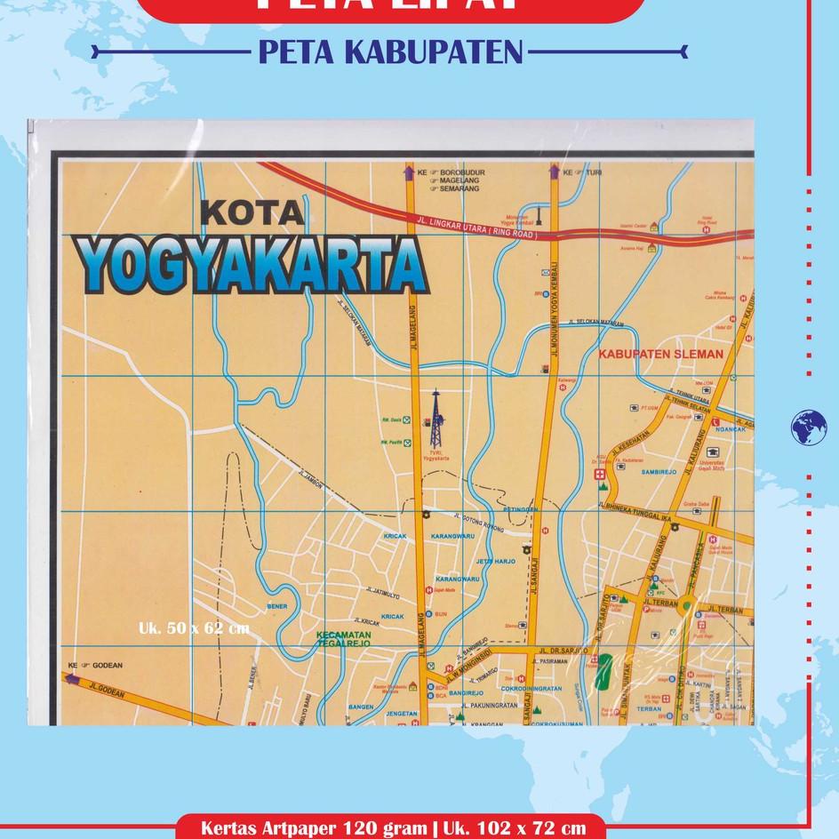 

Murah Terbatas Peta Lipat Kabupaten Sleman Bantul Jogja Kulon Progo Peta Lipat Kota Yogyakarta dan Peta Jogja
