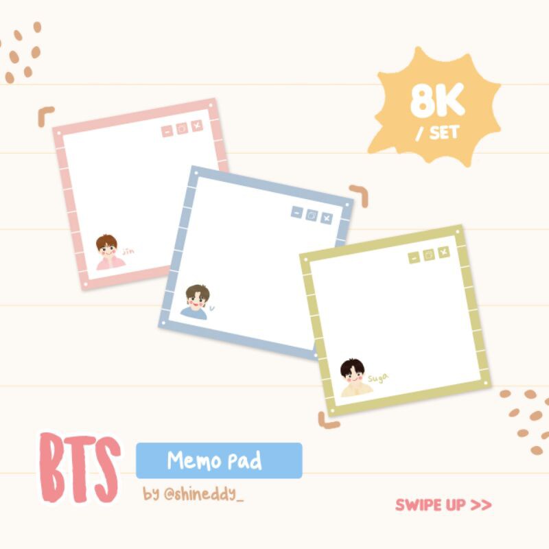 

BTS Memopad