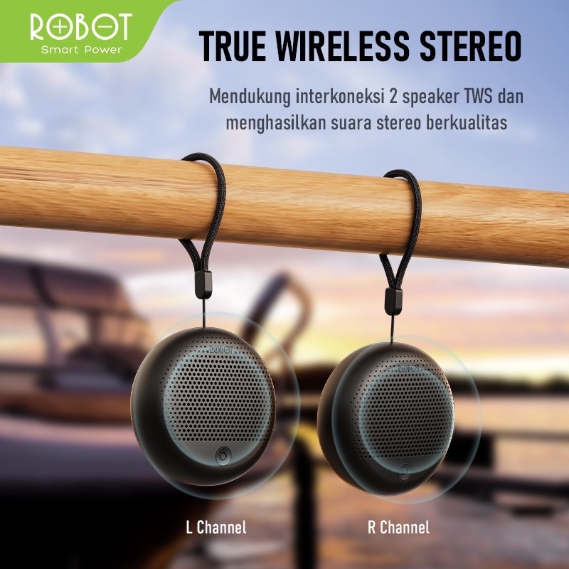 Robot Speaker Bluetooth RB30 Chip 5.1 Portable TWS True Wireless Stereo Original - Garansi 1 Tahun