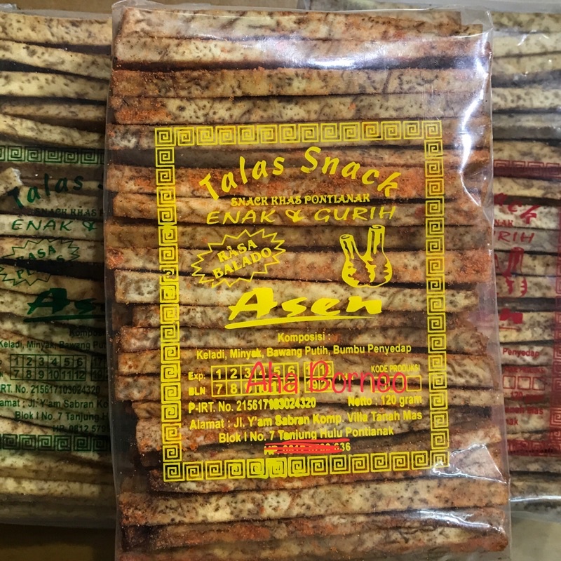 

Stik Talas / Stik Keladi / Keripik Talas Khas Pontianak KalBar / Stick Talas Asen D’Asen