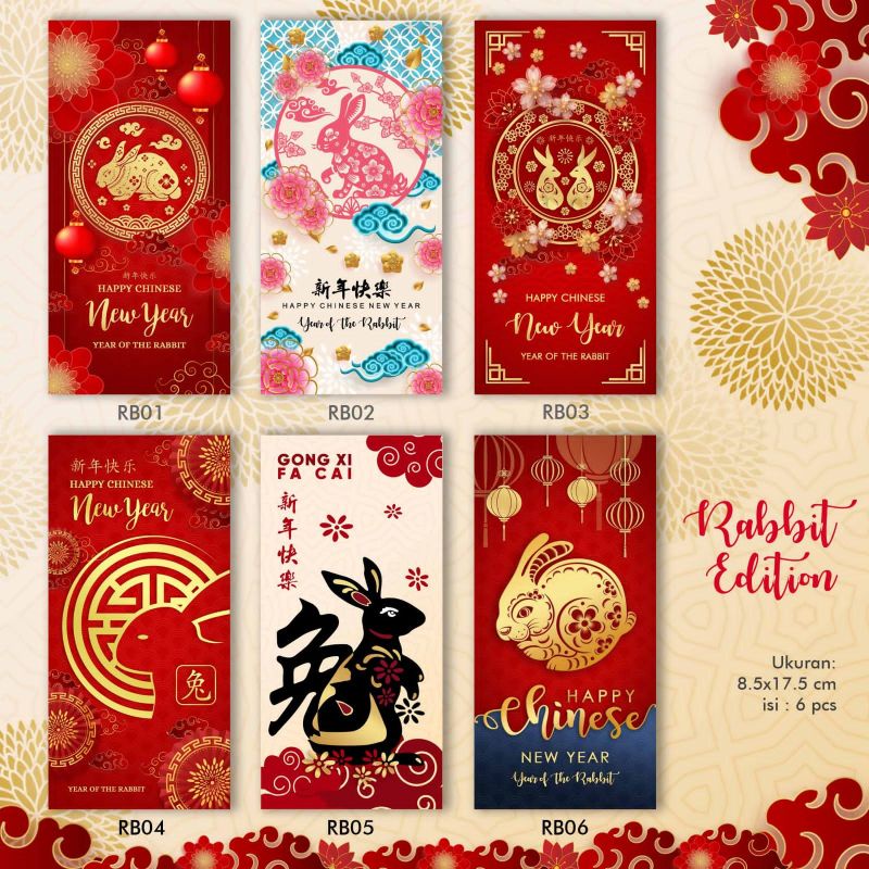 

AMPLOP ANGPAO IMLEK SHIO KELINCI MODEL PANJANG