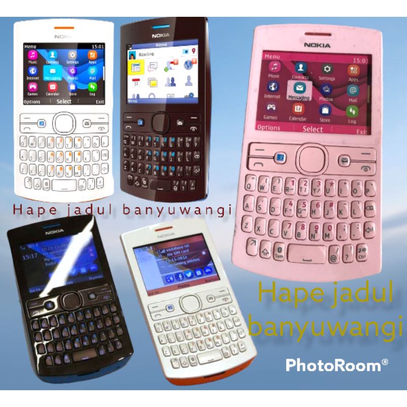 Nokia Asha 205 dan Nokia Asha 200 second original