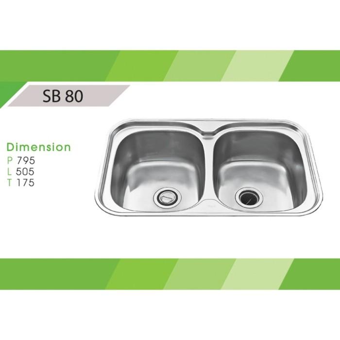 Bak Cuci Piring Royal SB 80 Royal Kitchen Sink SB 80
