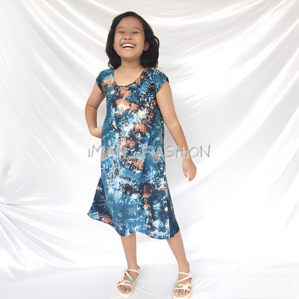 DASTER ANAK PEREMPUAN POLOS DAN MOTIF LENGKAP 2-6 TAHUN BISA COD IMF