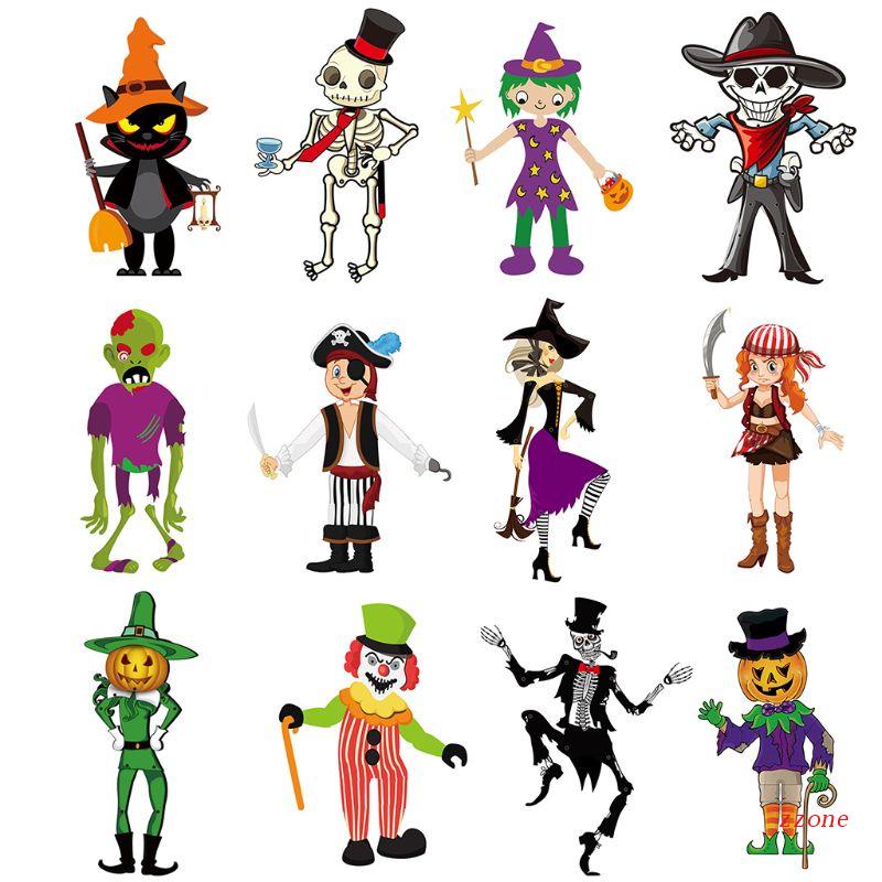 Zzz Hiasan Gantung Bahan Kertas Desain Tema Halloween Handmade DIY Untuk Dekorasi Mallpesta