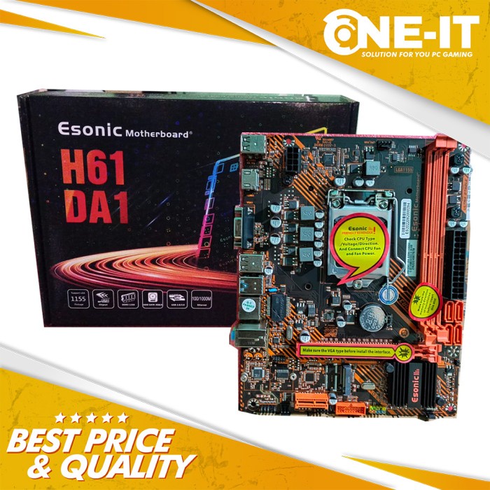 Motherboard Esonic H61DA1 M.2 Nvme H61 DA1