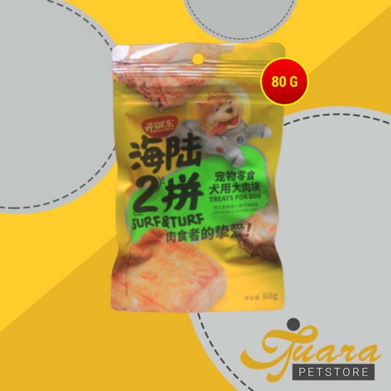 Snack Treats Cemilan Anjing Kitchen Flavour 80 Gram