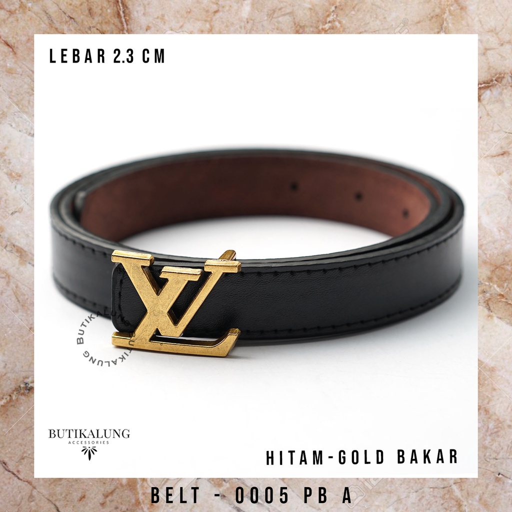 Ikat Pinggang Kulit Gesper Kulit Belt Kulit Sabuk Aksesoris Fashion Tali Pinggang Wanita 0005PB