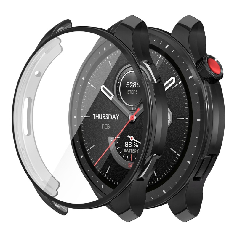 Cre Film Pelindung Layar Smartwatch GTR 4 Shockproof Bahan TPU