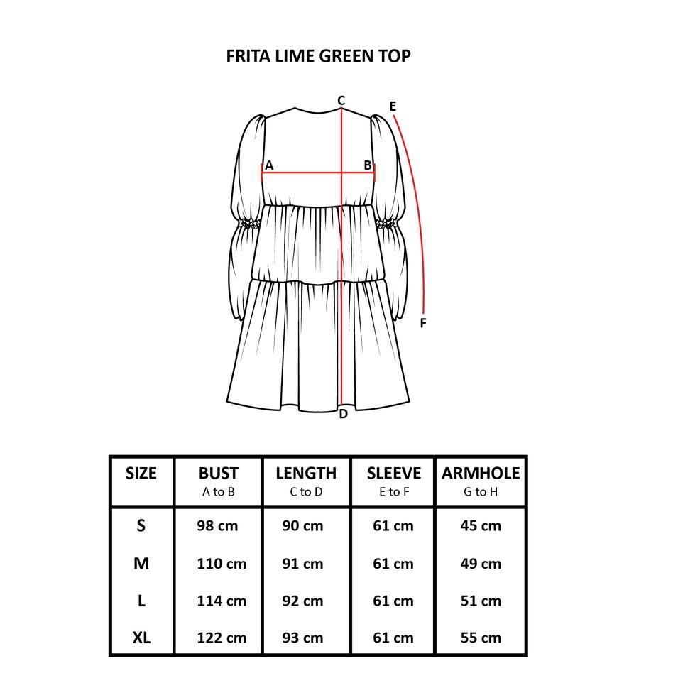 Harga Termuraah HijabChic Frita Lime Green Top