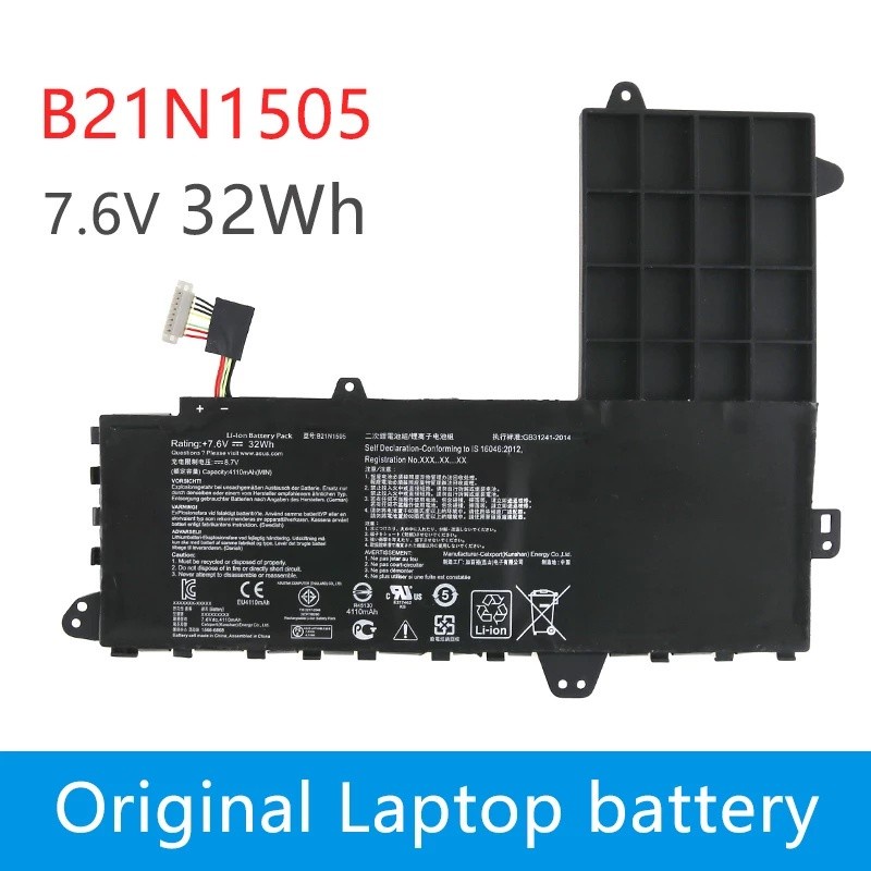 Baterai Laptop Asus E402 E402M E402NA E402MA E402S E502SA B21N1505