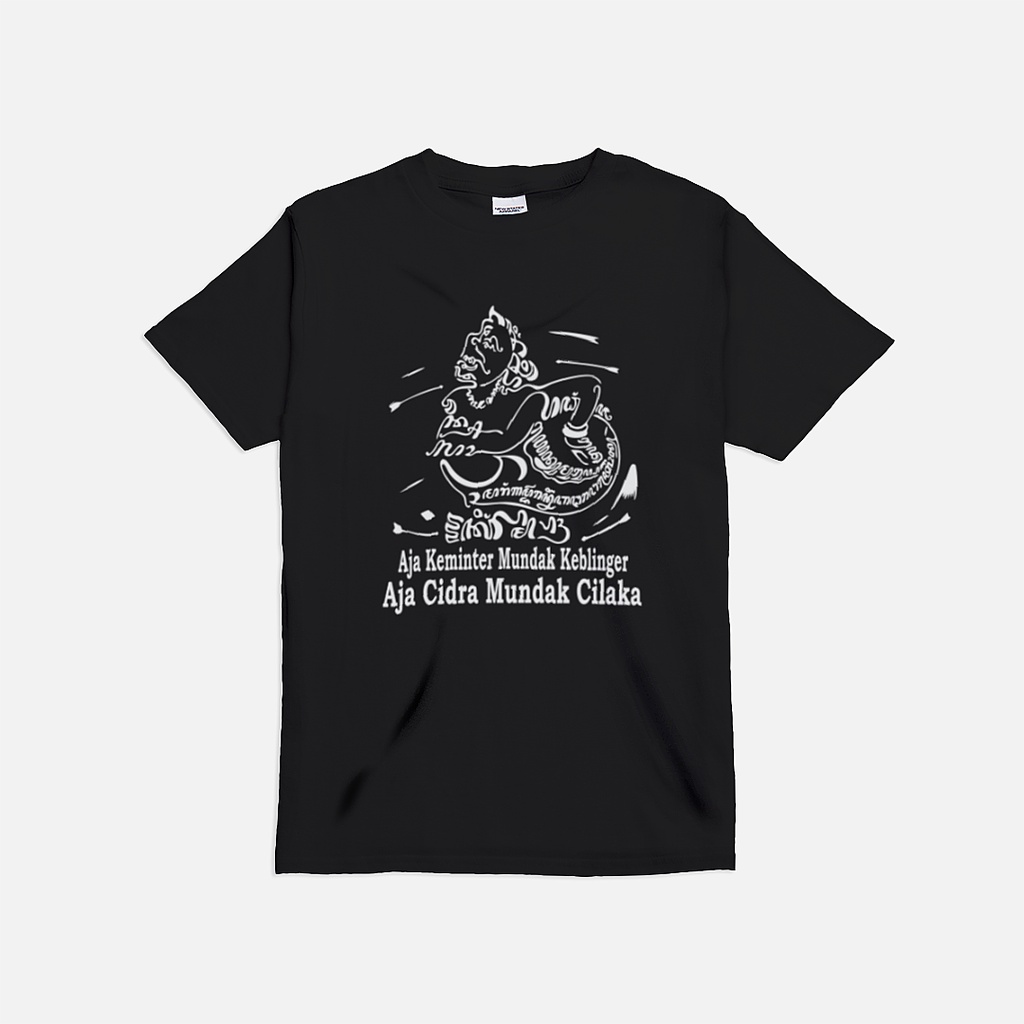 Premium T-Shirt Kaos Semar Bahasa Jawa Kaos Jawa