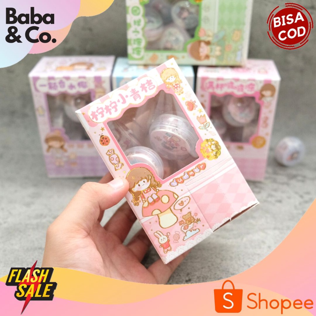 

PAKET WASHI TAPE VENDING MECHINE BOX SZ-63 STIKER SELOTIP CUTE GIRL LUCU UNIK MURAH PERLENGKAPAN SEKOLAH KANTOR ATK MURAH BISA COD