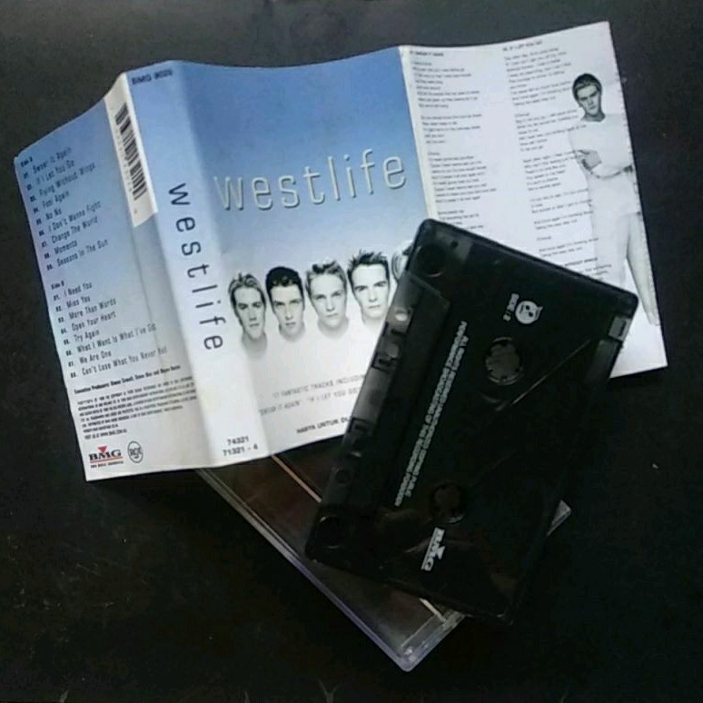 collection cassette tape / kaset pita Westlife ( first album )