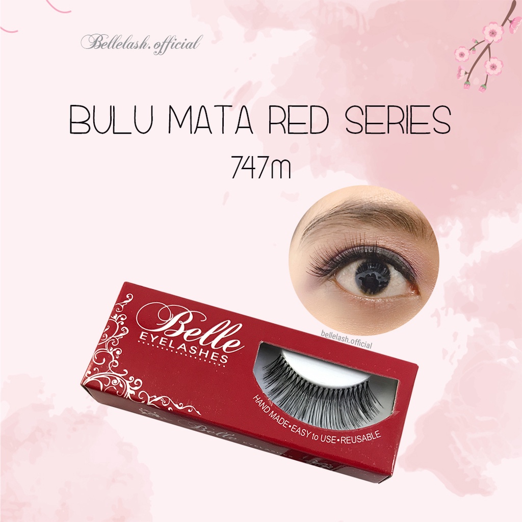 747M Bulu Mata Palsu Handmade Natural False Eyelash Eye Lashes