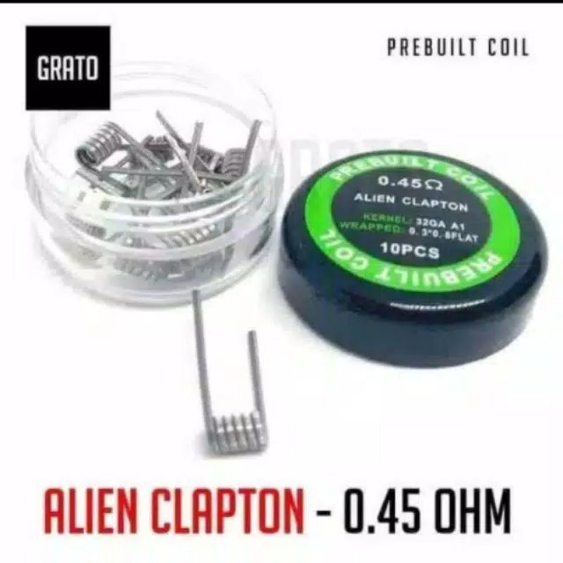 HARGA PERKOTAK ISI 10BIJI ALIEN CLAPTION 0.45