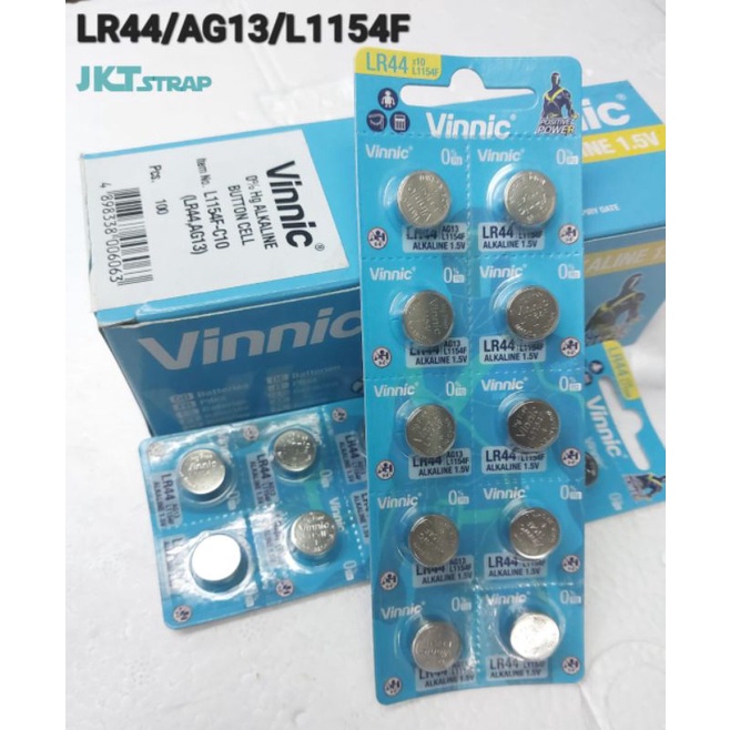 Batre alat pendengar 44 Vinic BATRE JAM TANGAN LR 44