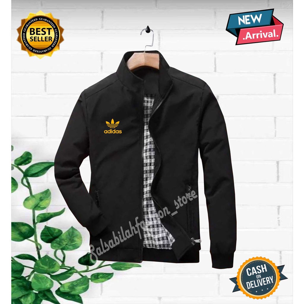 TERMURAH!!JAKET HARINGTON REETASLAN ANTI AIR PRIA ECKLUSIVE