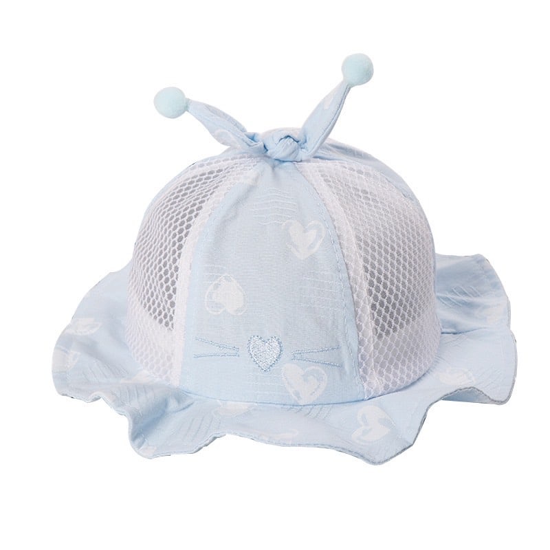 LID8009 - TOPI ANAK MOTIF KUCING TOPI FASHION BABY HAT