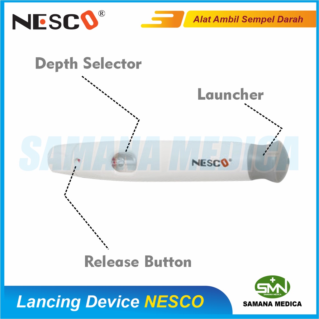 Pen Lancet NESCO Lancing Device Alat Ambil Sampel Darah NESCO Promo Murah