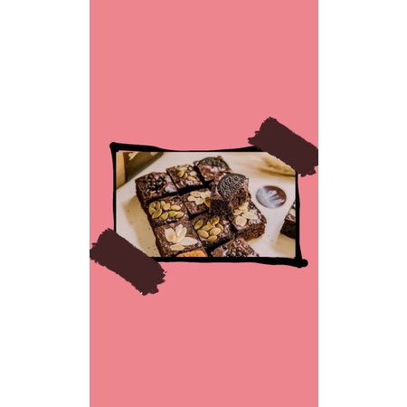 

BROWNIES FUDGY / FUDGY BROWNIES loyang 24 x 10